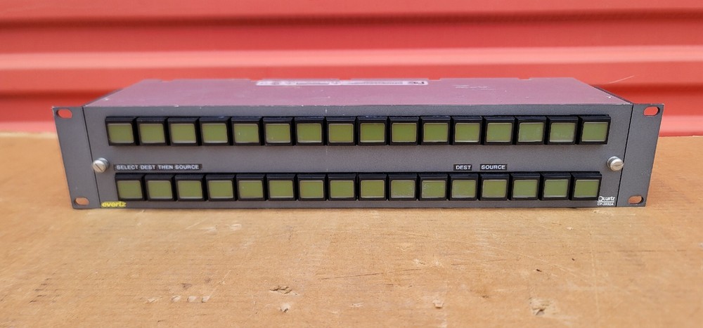 Evertz cp2048a router matrix panel