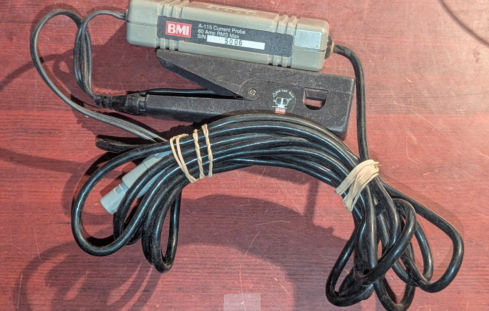 (1) BMI A-115 Basic Measuring Instruments 60 Amp Current Probe