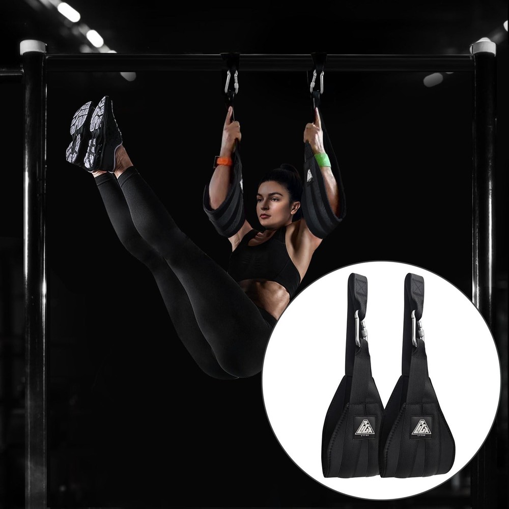 Ab Straps Pull up Bar Hanging Abdominal Sling Arm up Workout Support Training