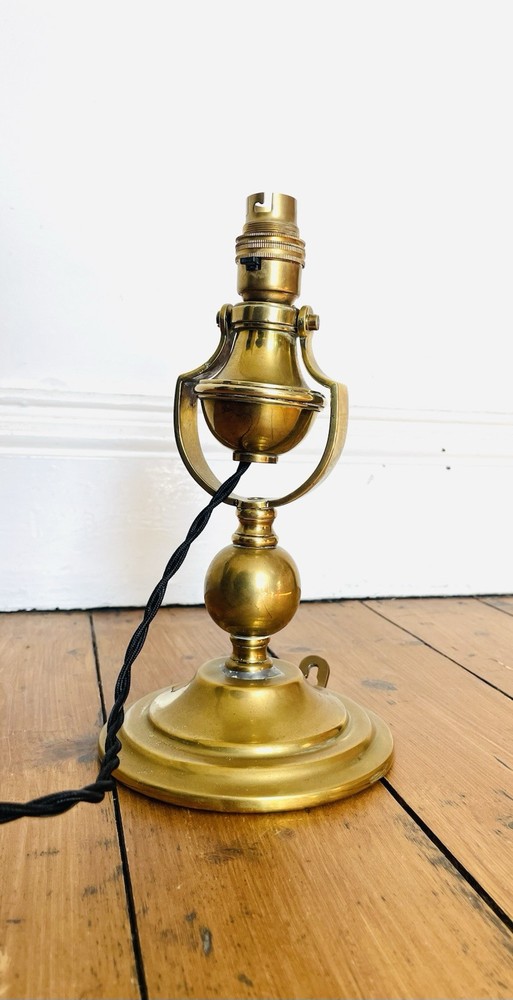 Antique Brass Gimbal Lamp
