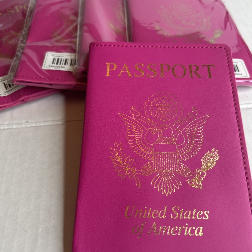 Luxury Passport Cover Pink