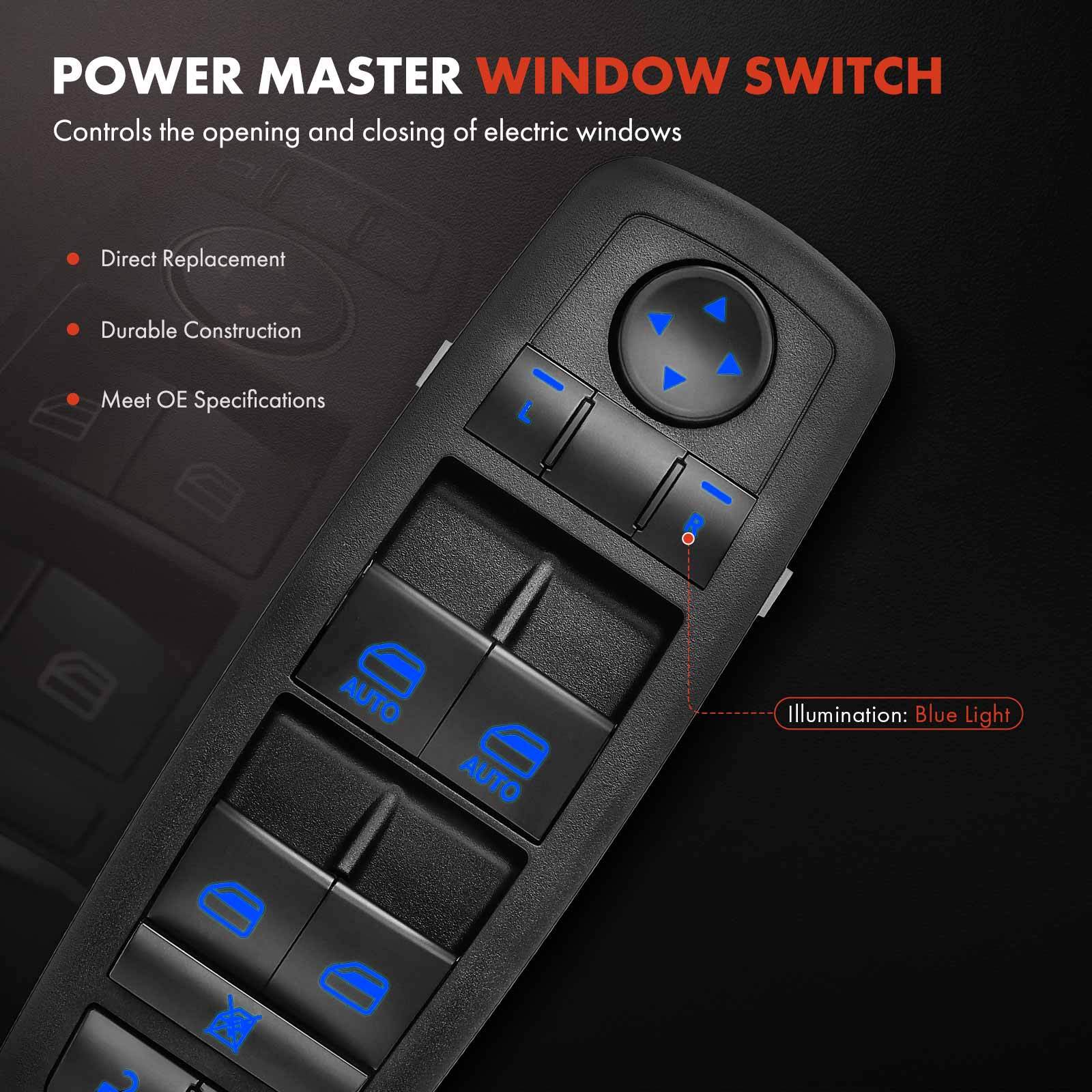 Power Window Switch for Chrysler Town & Country Dodge Grand Caravan Ram 3 Blade