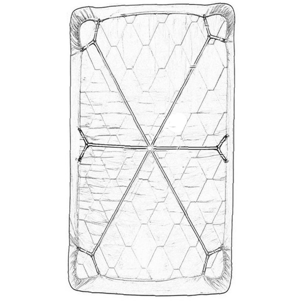 Toweter Adjustable Elastic Fitted Sheet StrapsCrisscross Bed Sheet Fasteners ...