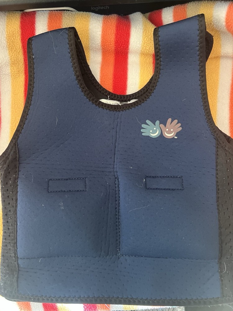 WEIGHTED COMPRESSION VEST Fun & Function Blue Toddler Small SensoryADHD AUTISM