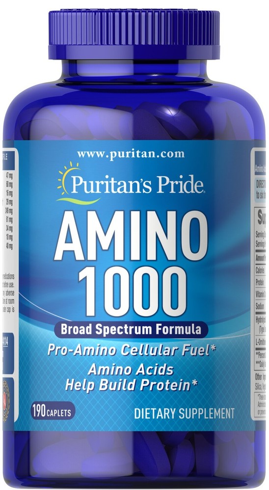 Puritan's Pride Amino 1000-190   Caplets