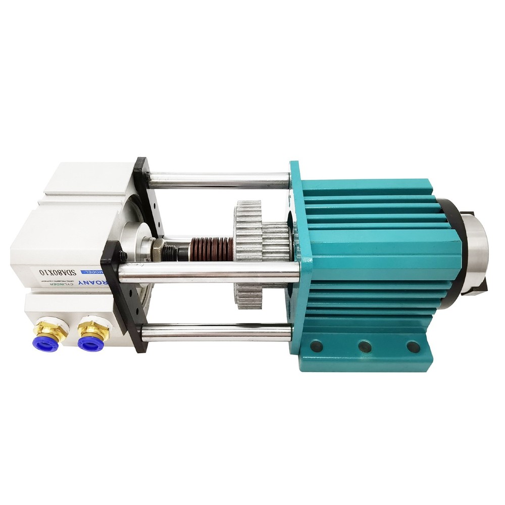 Non-powered Spindle Pneumatic Semi-auto Tool Changing Spindle for Drilling Tappi