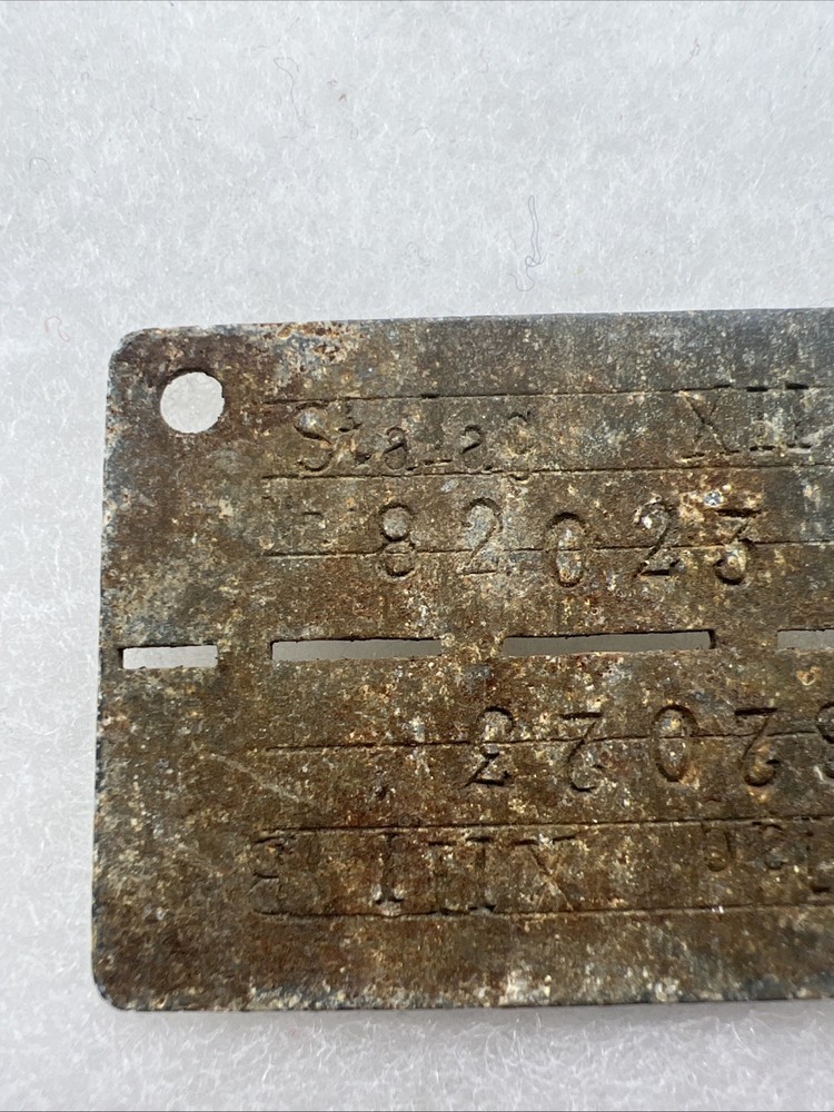 WW2 German Stalag Prisoner Of War POW Tag US (CC757