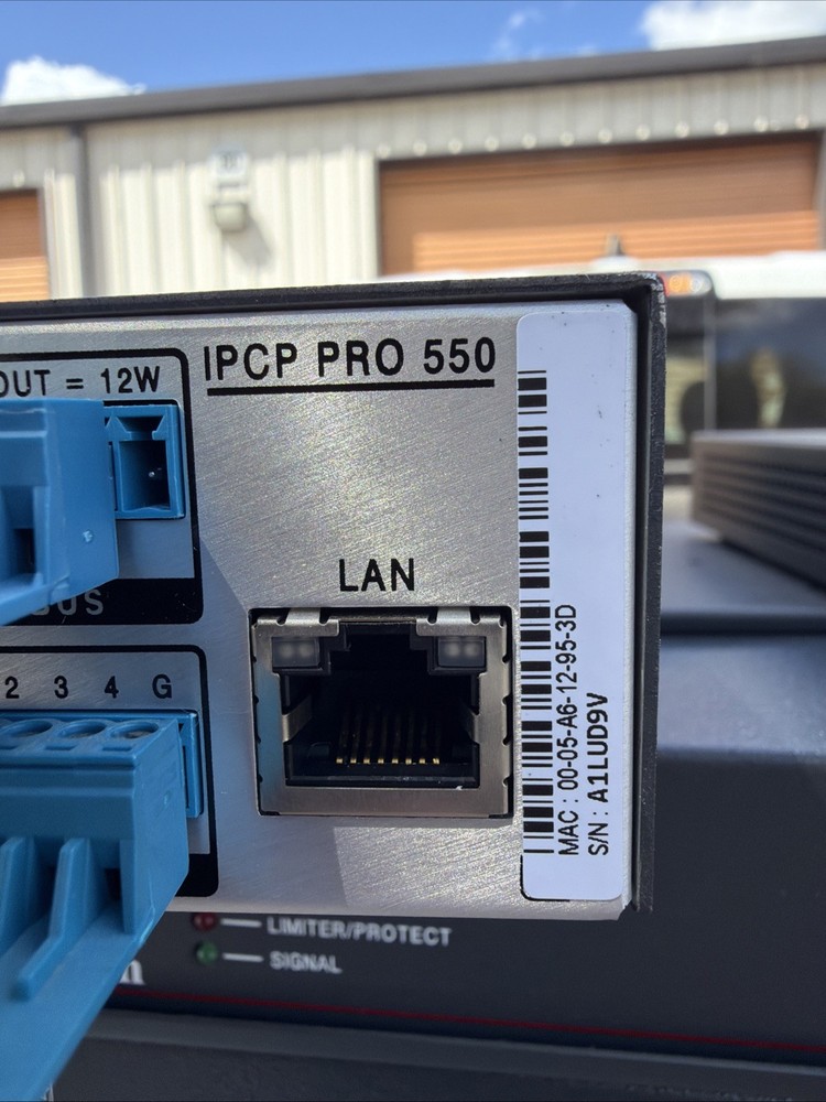 1 Extron IPCP Pro 550 - IP Link Pro Control Processor. Part # 60-1418-01