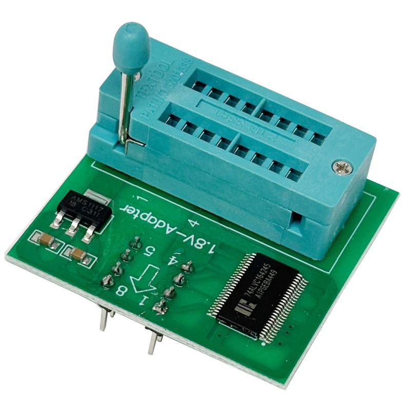 CH341A Programmer Complete Set USB + SOP8 Clip + 1.8V Adapter + SOP8 Adapter