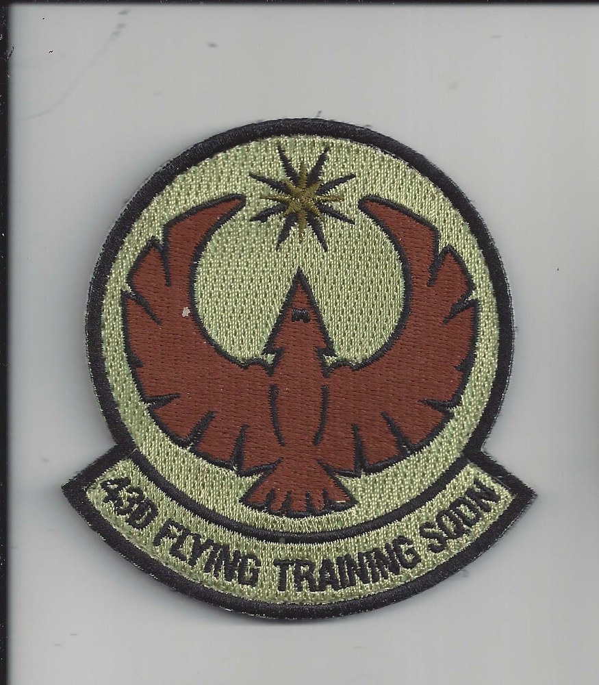PATCH USAF 43rd FLYING TRAINING SQUADRON  FTS   OCP