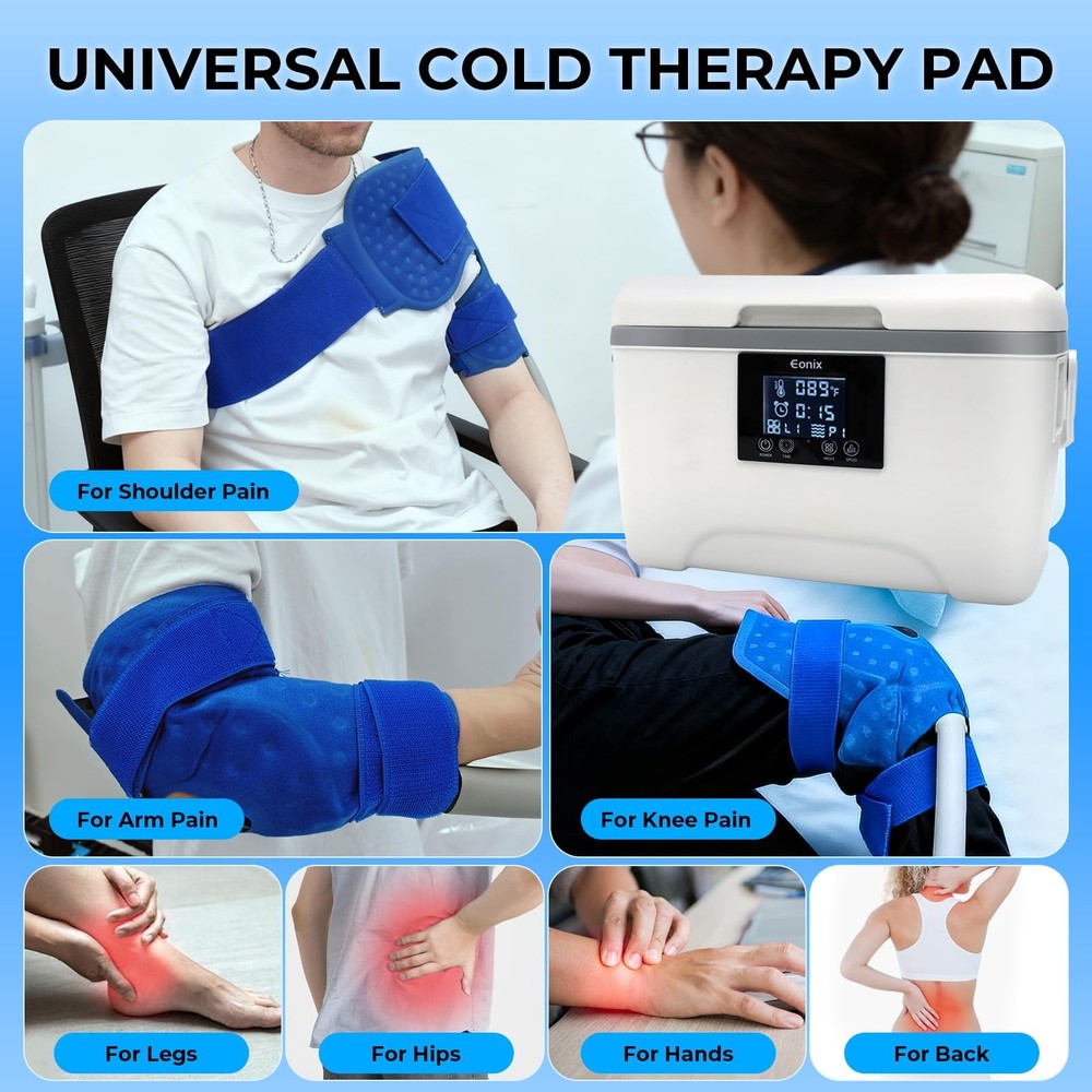 USED - EONIX Cold Therapy Machine with Programmable Timer,Compact and Portable