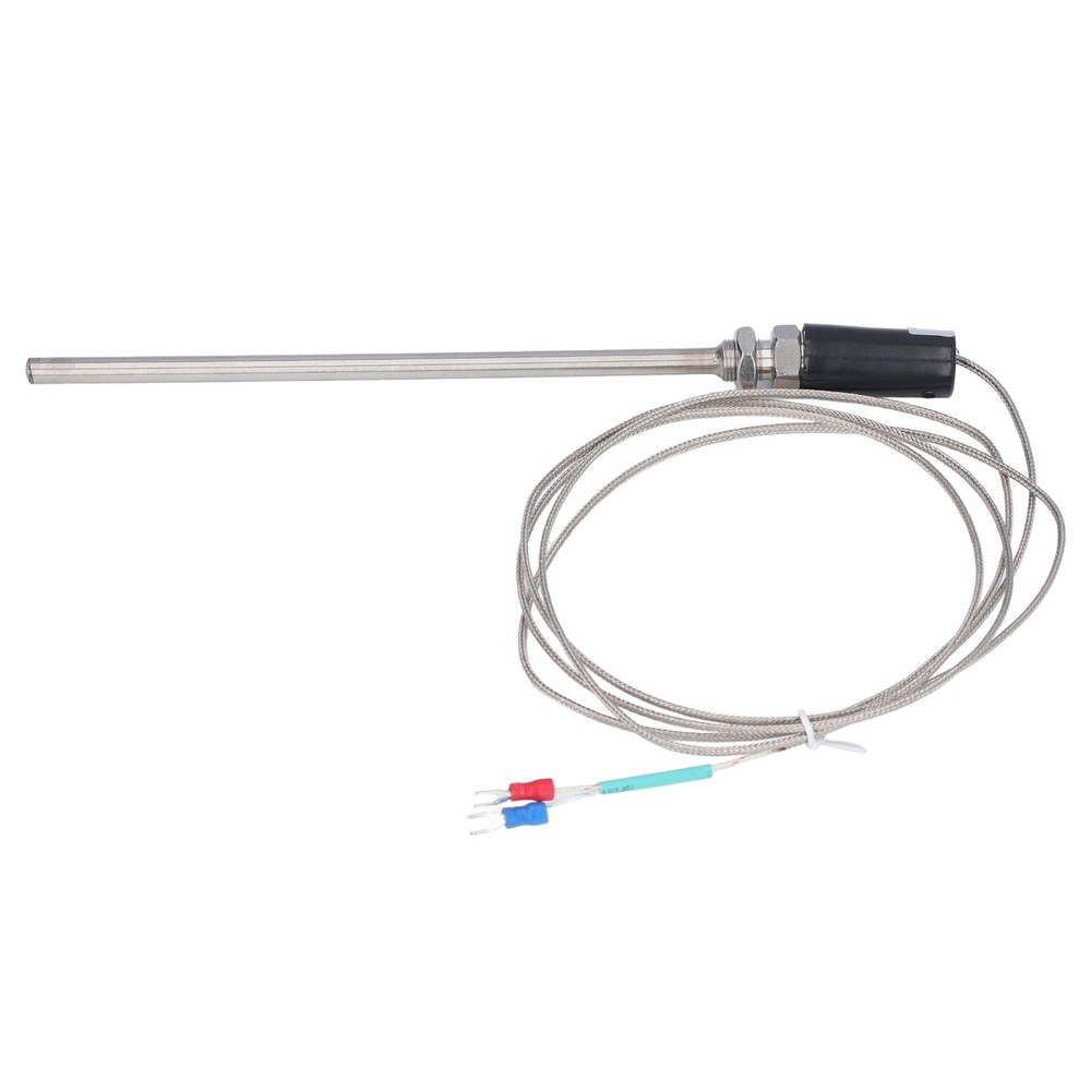 K Type Thermocouple 200mm Ground Thermocouple Sensor Shielded Wire Temp Sensor