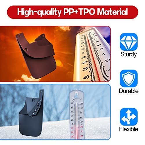Mud Flaps Splash Guards Mudguards Mudflaps Compatible with 2007-2021 Tundra