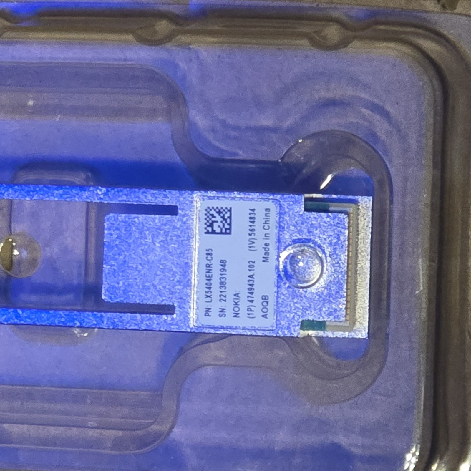 Nokia, AOQB QSFP to SFP Adapt Q-RFn AirScaleBB, LX5404ENR-C85. New In Box!