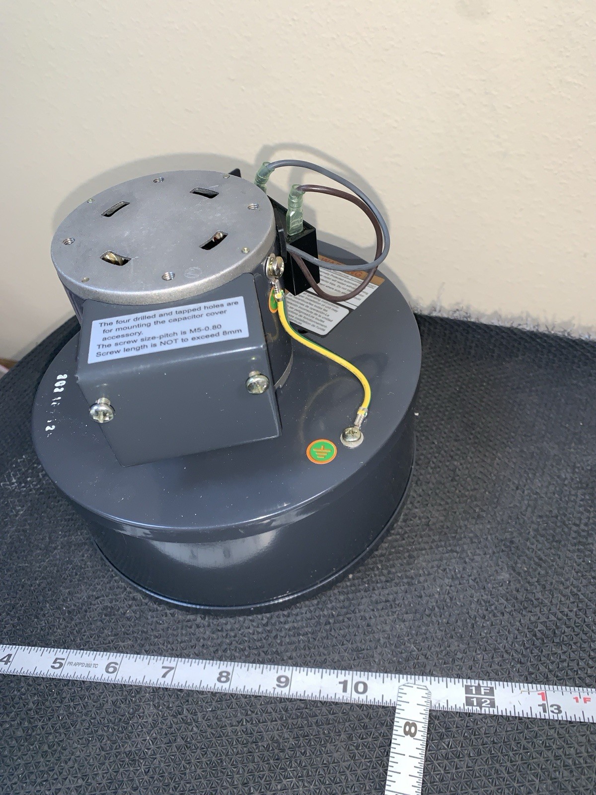 Dayton 1Tdr6 Rectangular Oem Blower, 2450 Rpm, 1 Phase, Direct Drive, Steel