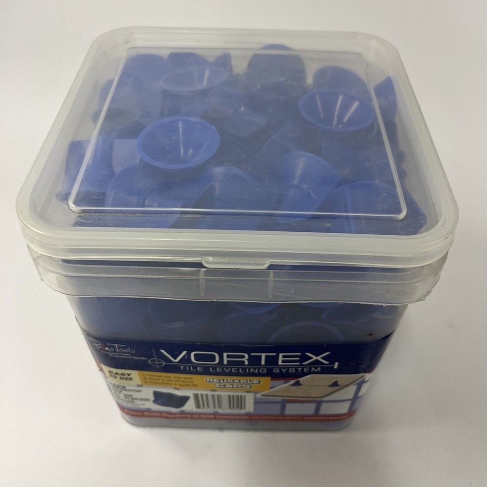 Primo Tools Vortex Tile Leveling System Caps 200 Count. Caps Only