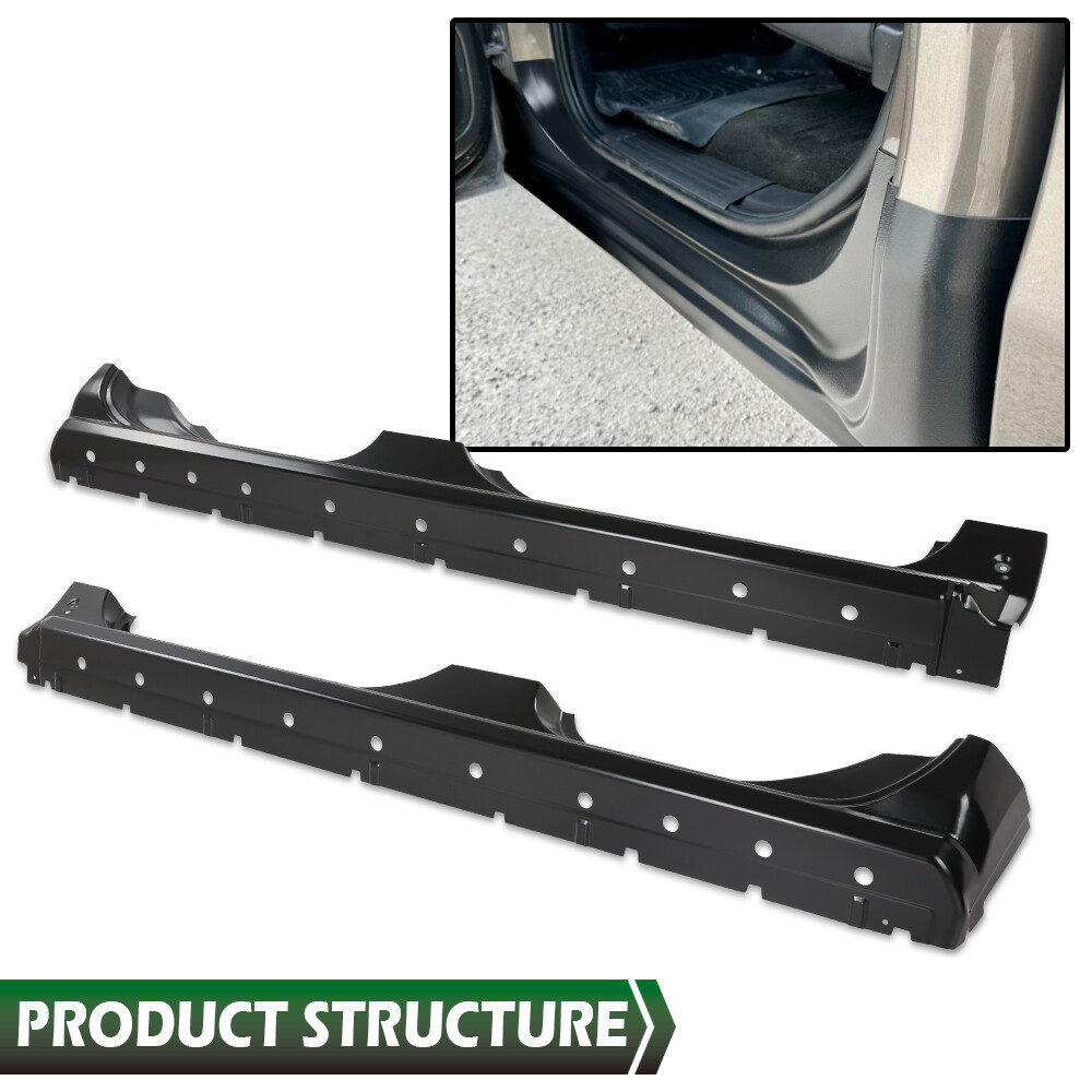 Fit For 14-18 Chevry Silverado GMC Sierra Extended Cab Rocker Panel Left+Right