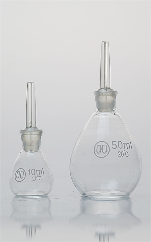 Lab  glass Specific Gravity Bottle DETERMINATION Pycnometer 50ml new