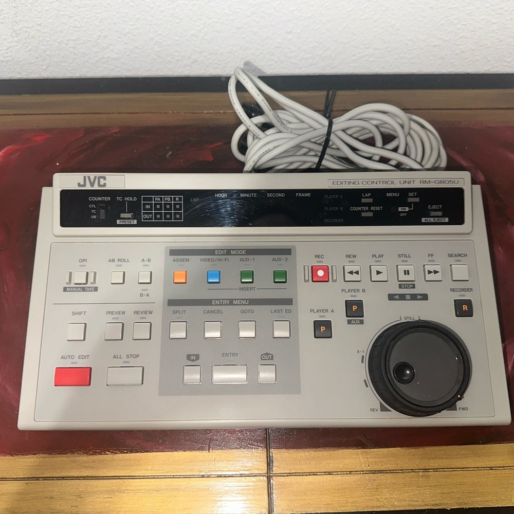 JVC Model RM-G805U Video Editing Controller with Original Box and Manual