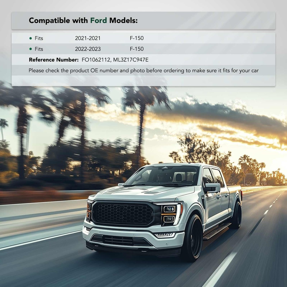 F-150 2021-2023 Front Left Driver Upper Bumper Cover Support Bracket