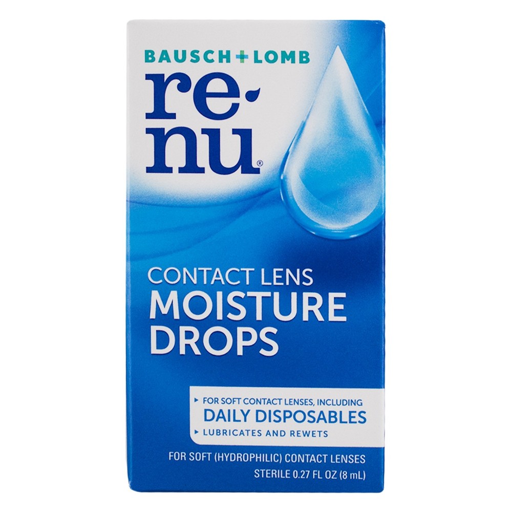 4 Pack Bausch & Lomb ReNu MultiPlus Rewetting Drops, 0.27 fl oz
