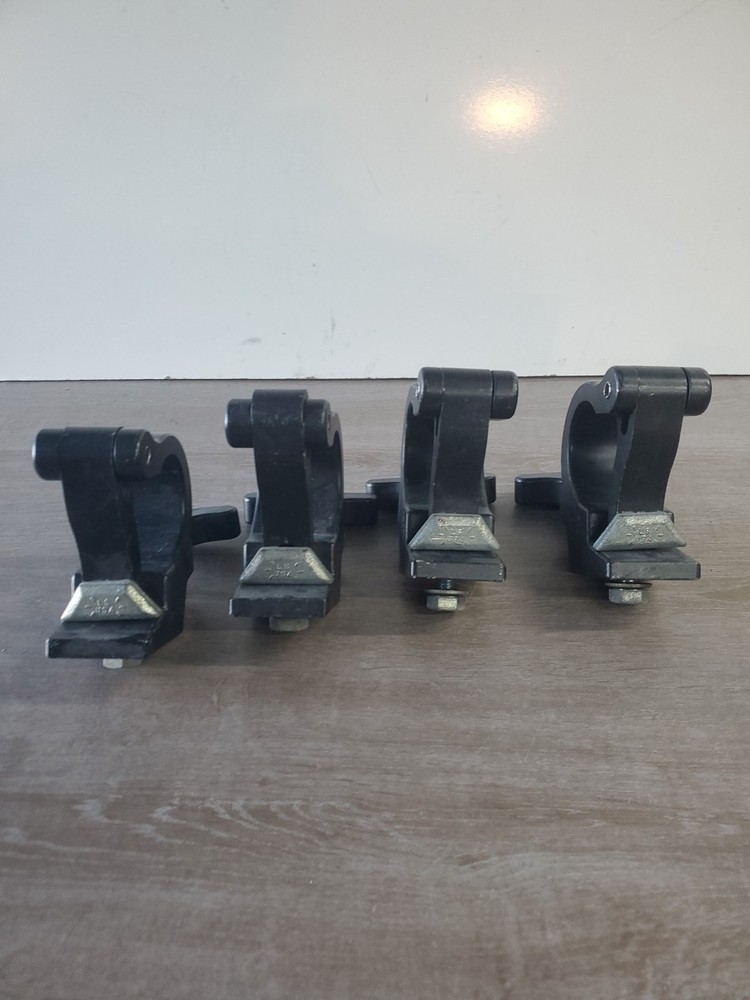4 PACK - Light Source Mega-Claw Clamp Silver 500KG / 1100 LBS