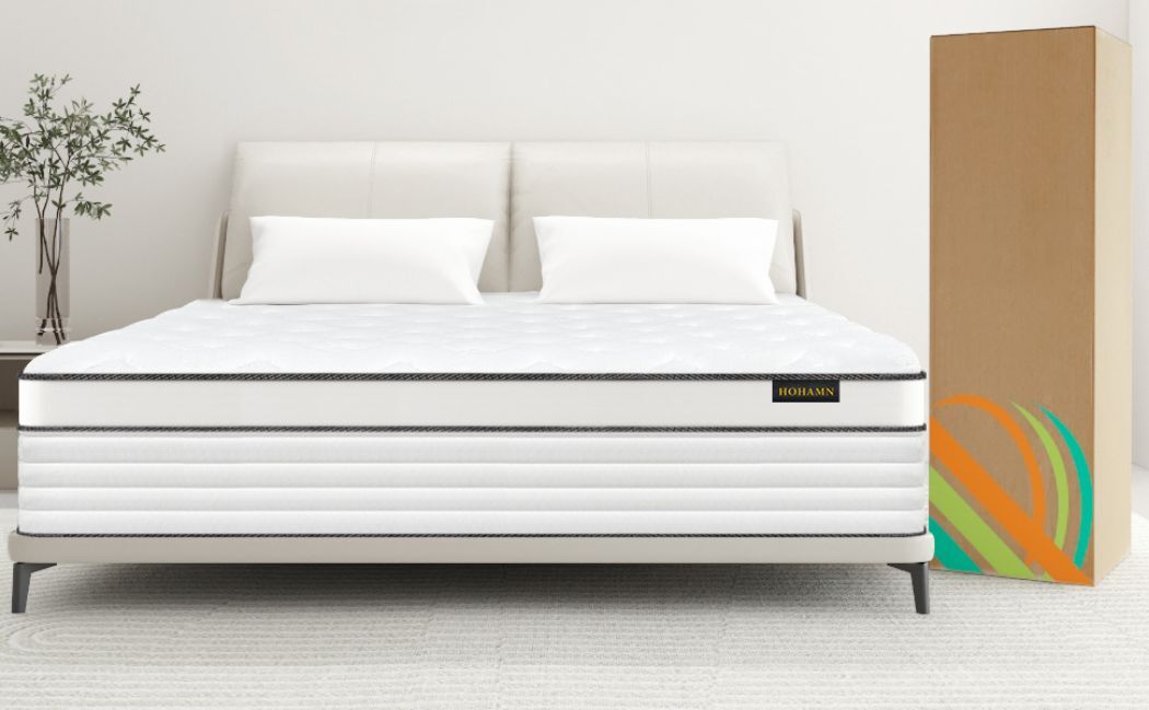 12/14 Inch Full Queen King Size Mattress Hybrid Foam Innerspring Bed in a Box