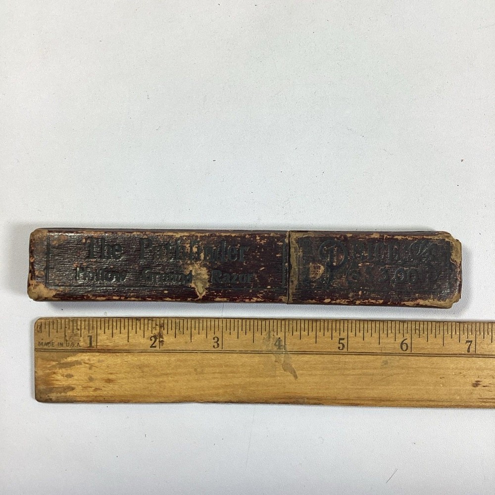 Pathfinder Germany Straight Razor Box EMPTY Vintage