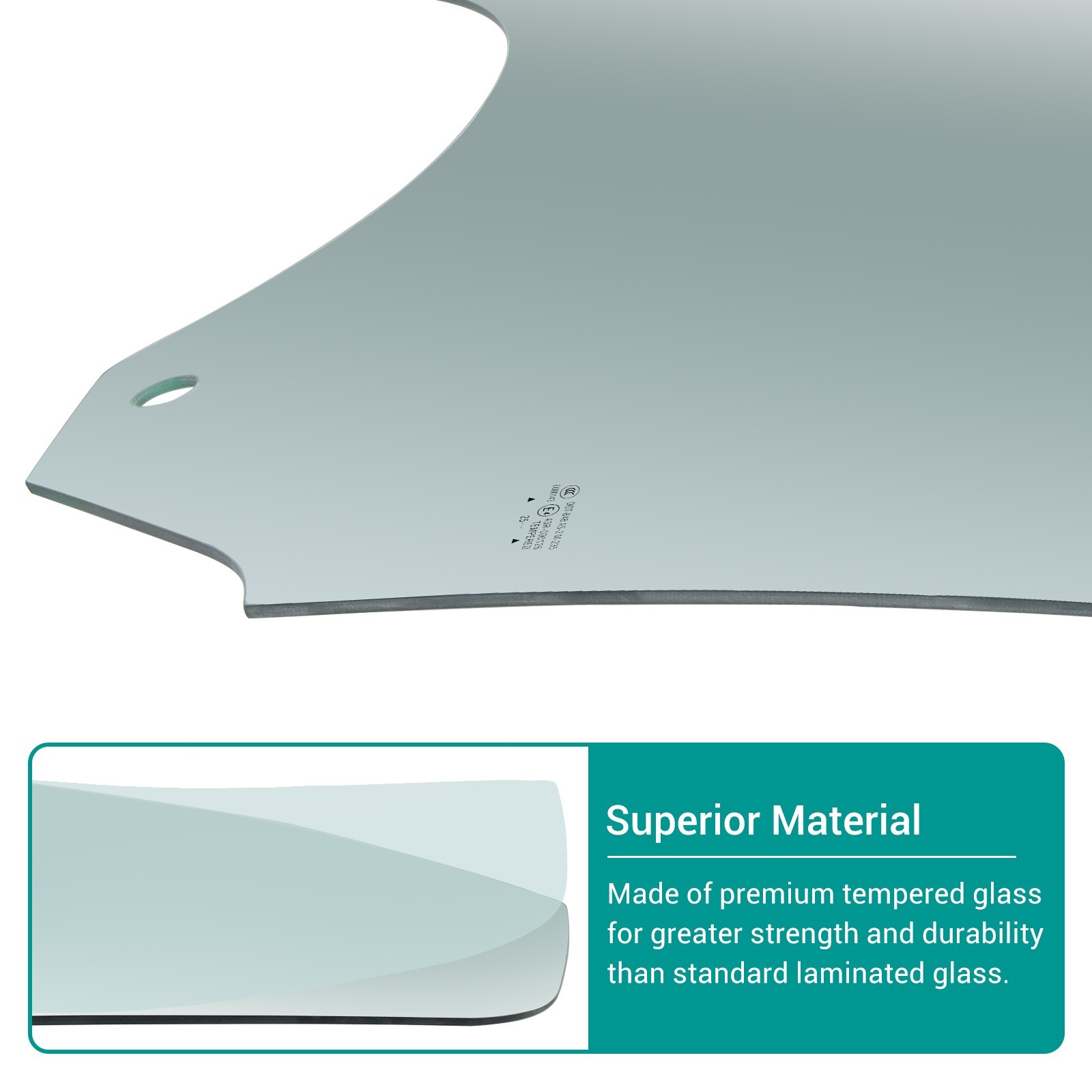 Fits 2017-2023 Tesla Model 3 Driver Left Side Front Door Window Door Glass