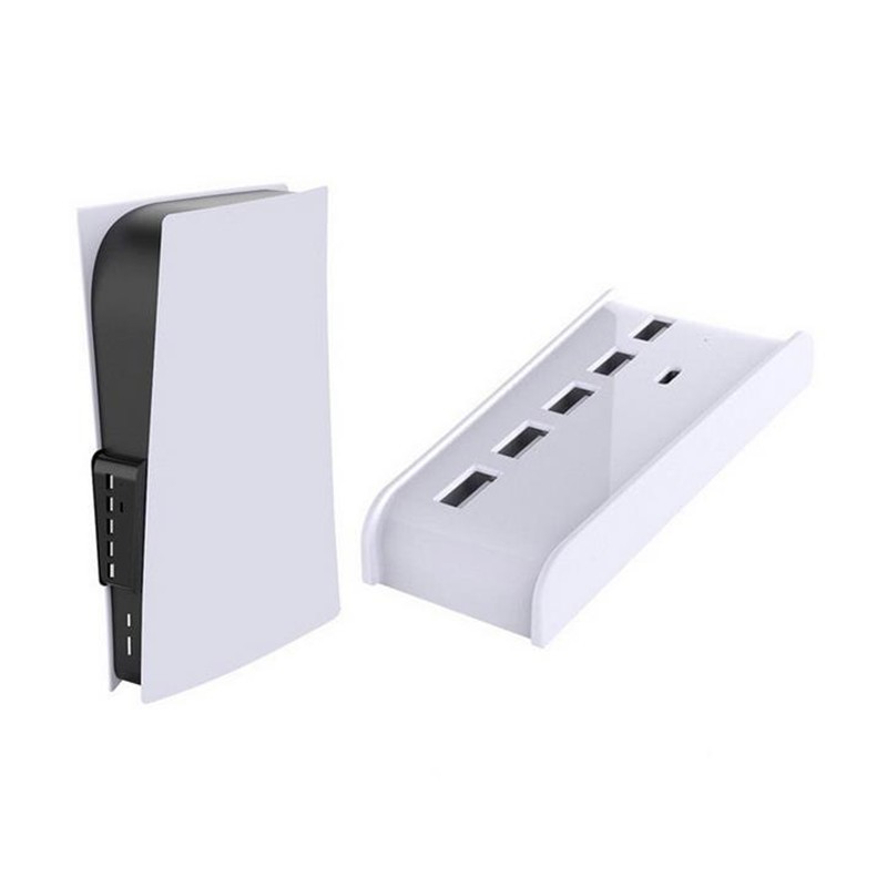 White 6-Port Extend USB Hub Adapter Splitter For Sony PS5 PS4 Pro Game Console E