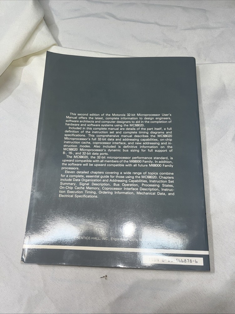 MC68020 32-Bit Microprocessor User's Manual Second Edition VTG 1985 Motorola
