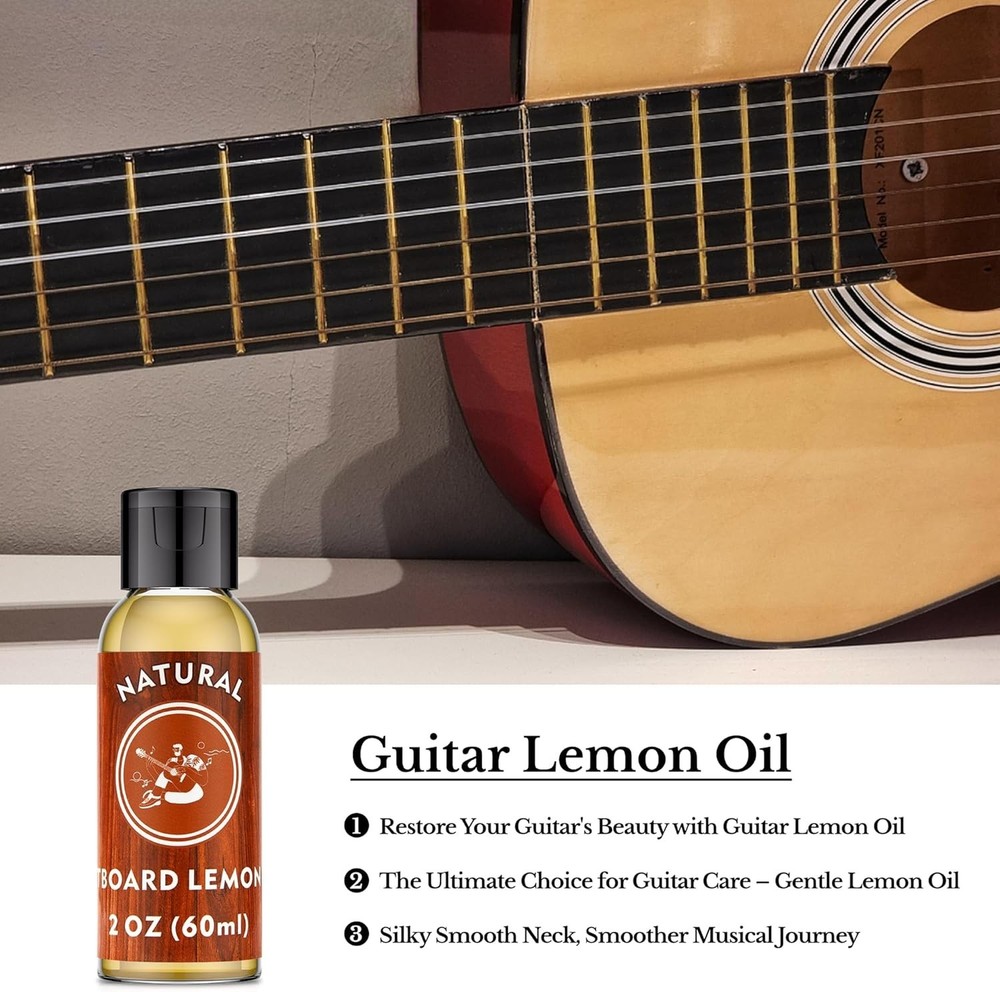Professional Guitar Maintenance Bundle: Deviser Polish, Oil, Winder, Cleaner