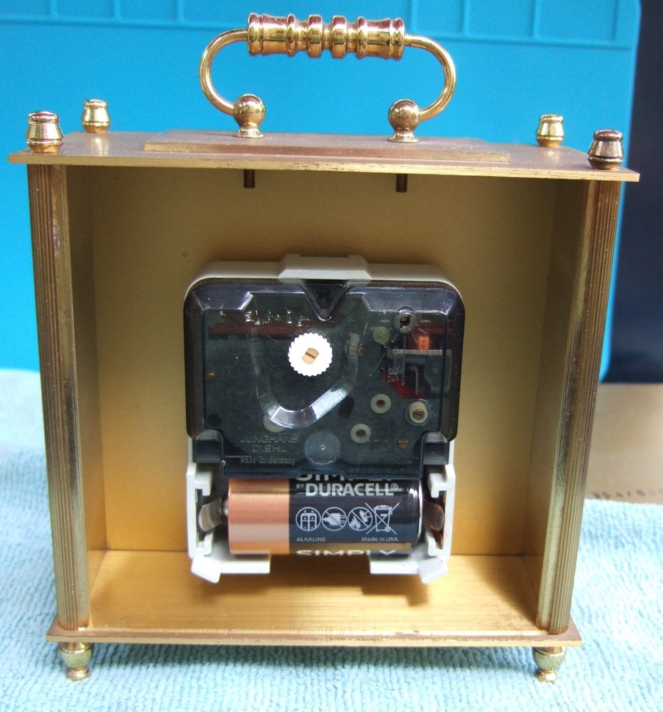 RARE Vintage Junghans RESONIC Brass Mantle Clock!