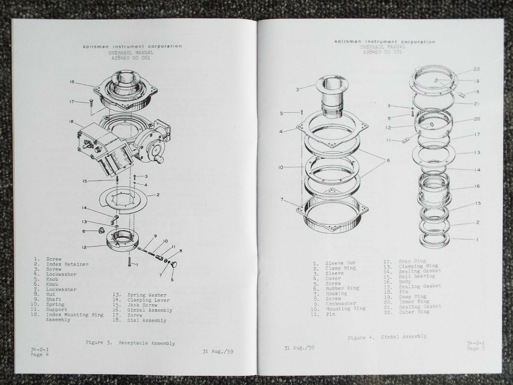 Kollsman Periscopic Sextant Mount Overhaul (39)