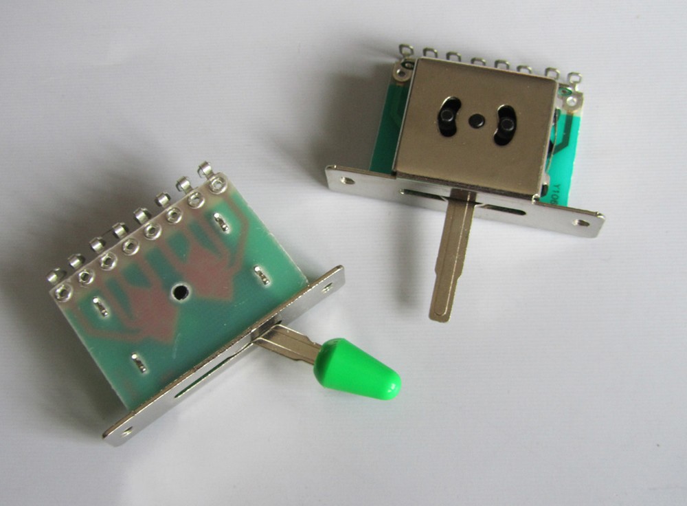 ST Style Green Guitar Pickup Covers Knobs and ST Switch Tip Cap for Strat