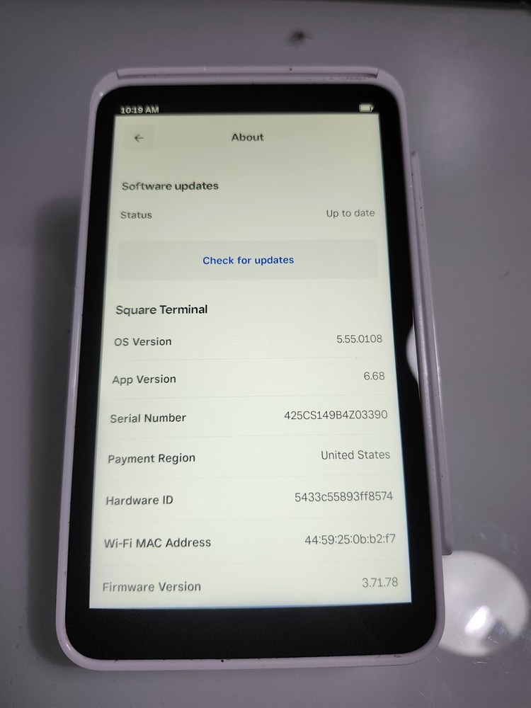 Square Terminal All-In-One Credit Card Reader US Version
