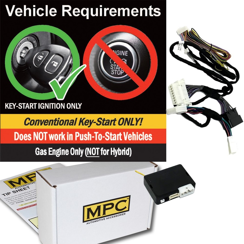 Factory Remote Activated Remote Start Kit For 2016 Scion iM - Key-to-Start