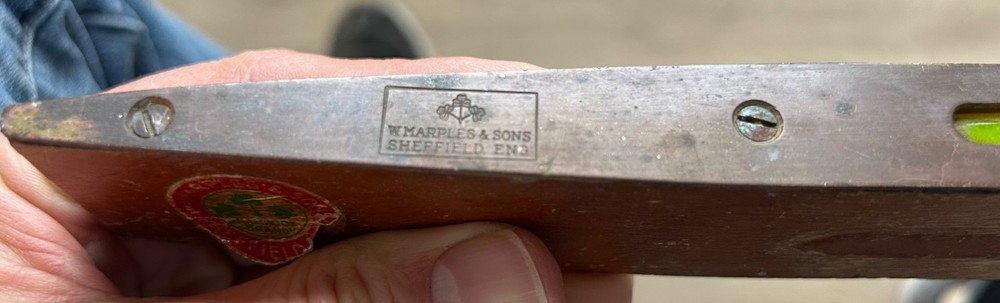 Vintage Marples and Sons Sheffield Level
