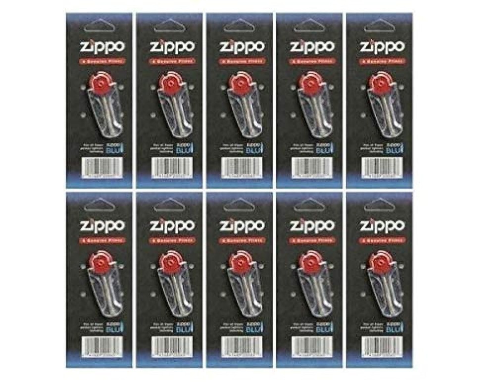 Zippo Genuine Flints (10 Pack) Red