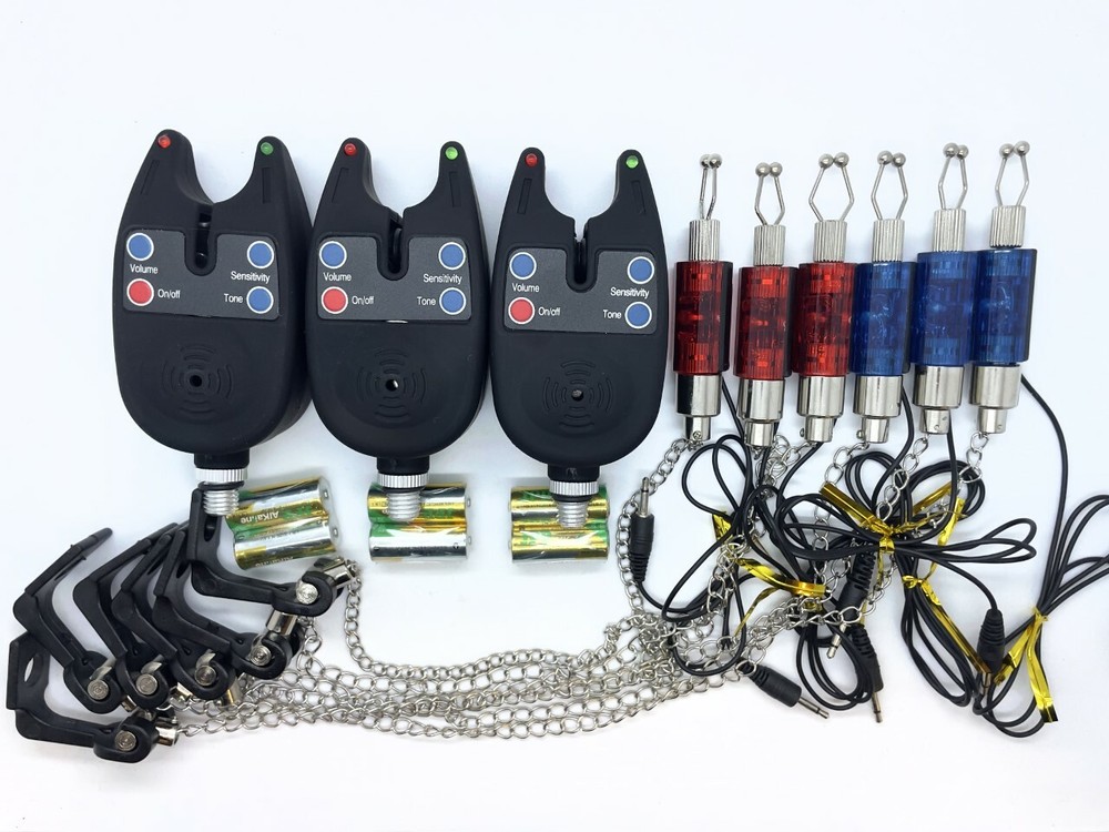 BITE ALARMS,LIGHT UP CHANIN BITE INDICATORS SETS MULTIPLE LISTINGS