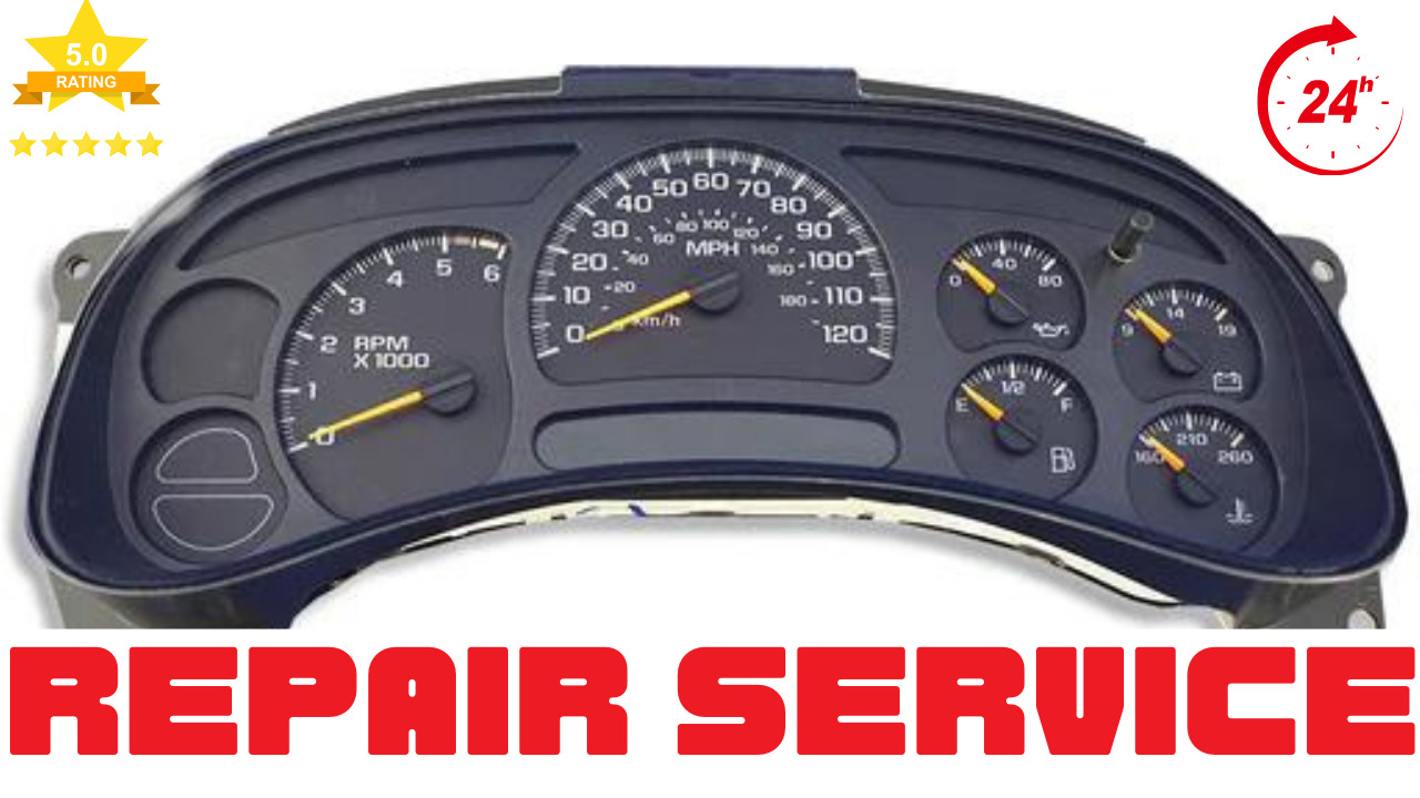 2003, 04, 05, 06 GM Instrument Cluster Repair Service - 24 Hour Turnaround