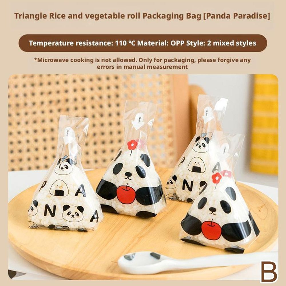 Triangular rice ball packaging bag Triangular mold Homemade seaweed G6W3 L2 X8M4