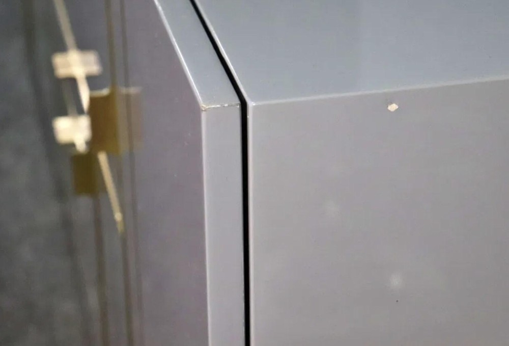 Modern Geometric Lacquered Sideboard