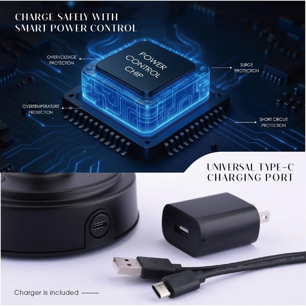 O’Bright Seraph mini – Cordless LED Table Lamp with Dimmer, Built-in