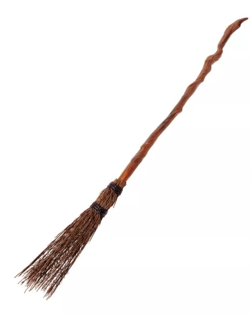36" PLASTIC WITCH WIZARD BROOM KIDS SIZE, HALLOWEEN COSTUME PROP COSPLAY