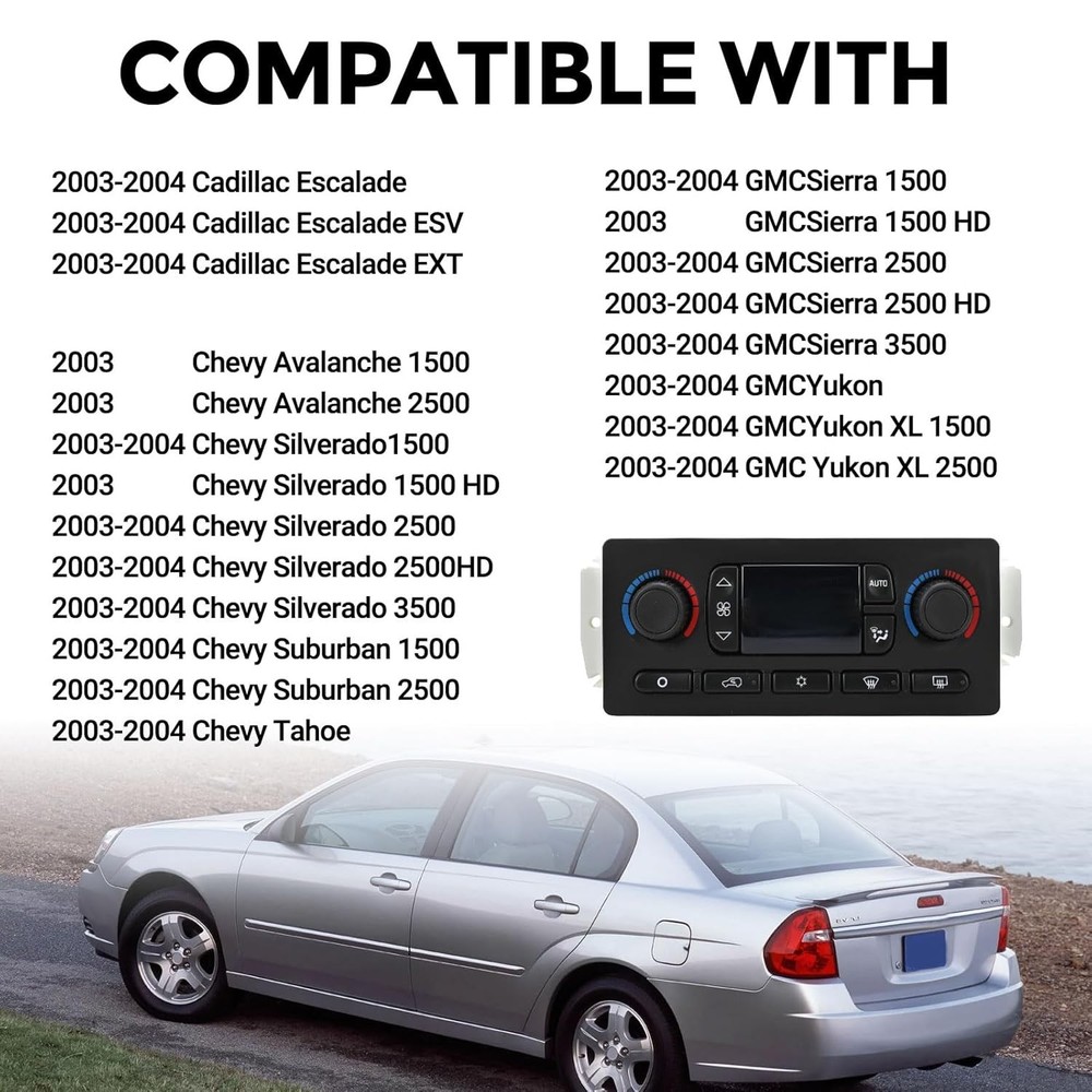 A/C Heater Climate Temperature Control Module for Chevy Silverado 1500/2500/3500