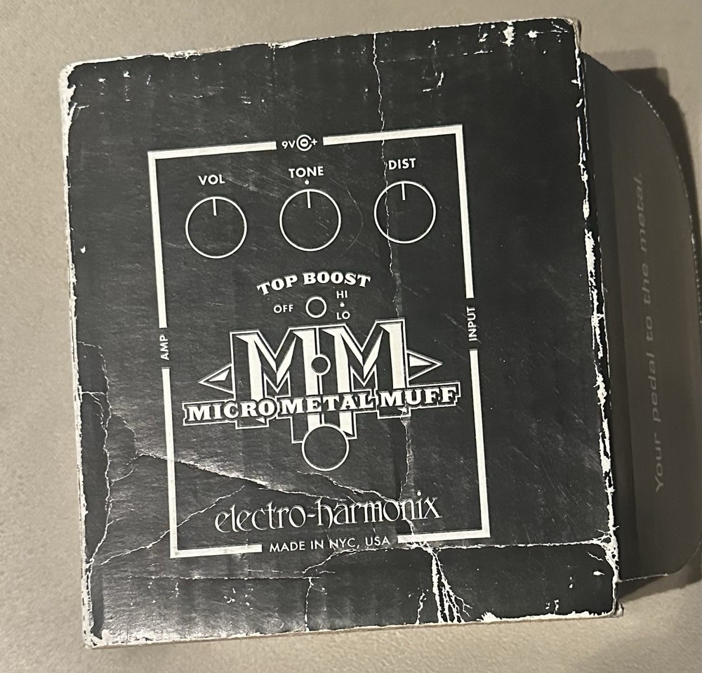 Electro-Harmonix Micro Metal Muff Distortion Guitar Effect Pedal