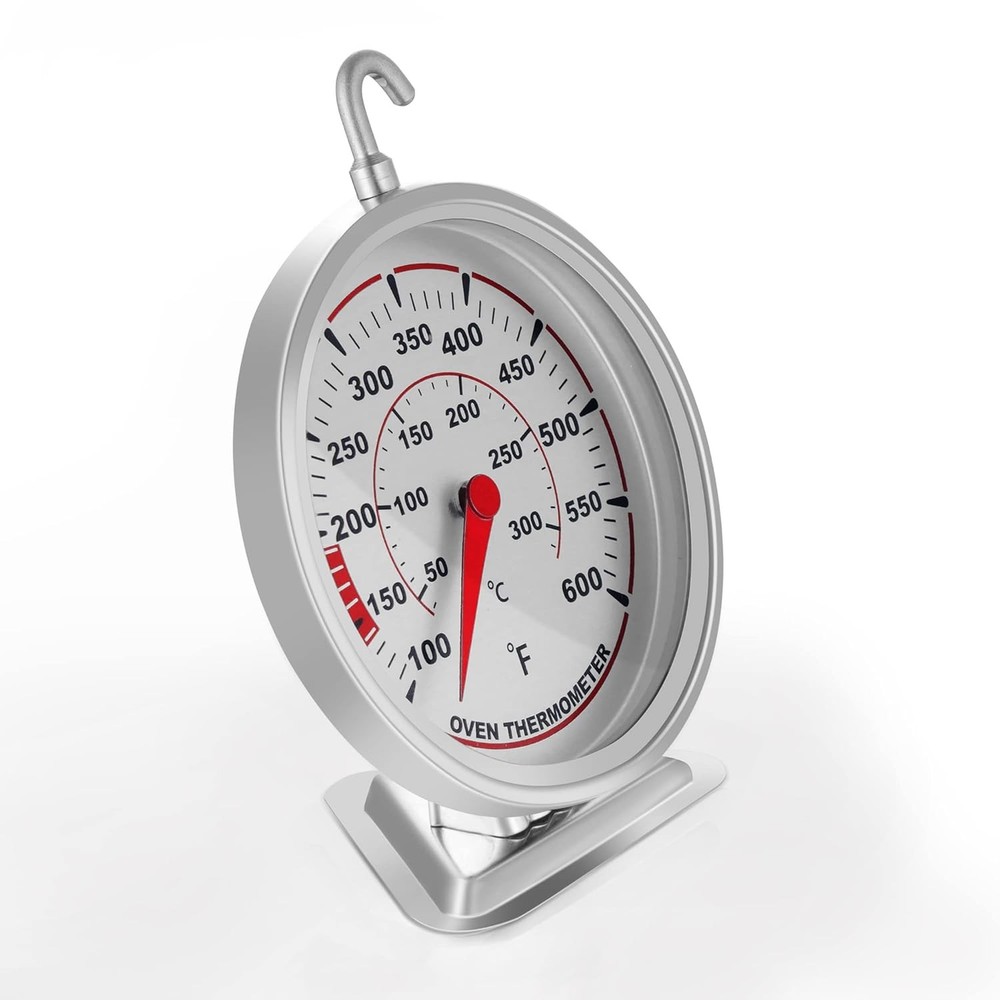 Extra Large 3" Oven Thermometer with Easy-Read Dial | Accurate Oven Temperature