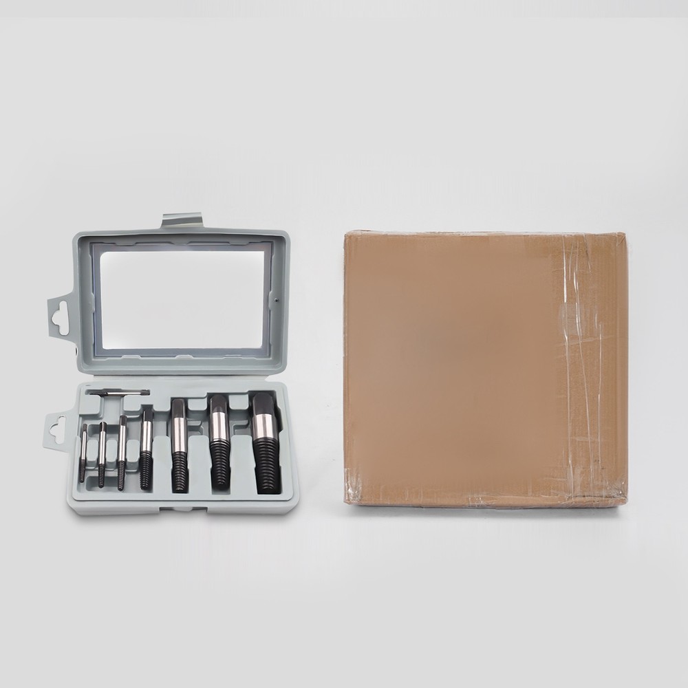 8-piece Damaged Nut Screw Extractor Easy Out Set Bolt Stud Remover Tool