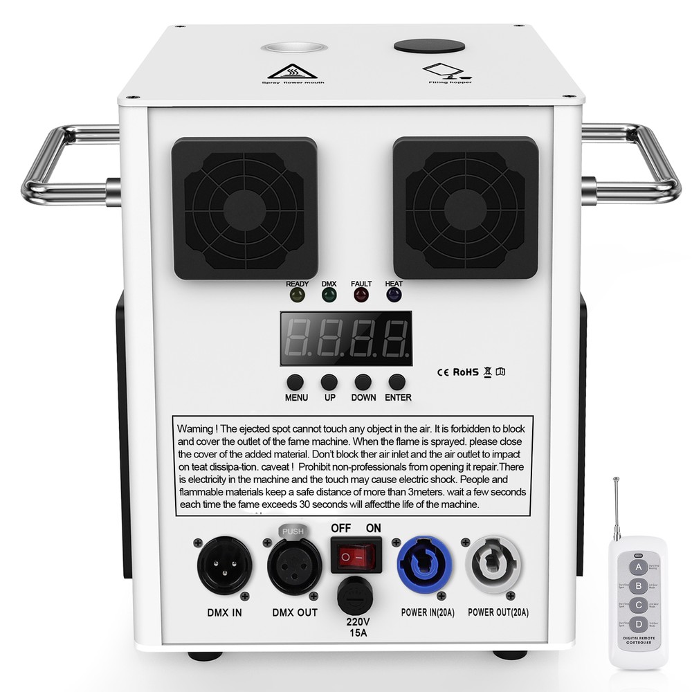 700W Cold Spark Machine DMX Stage Firework Machine & Flight Case For Wedding